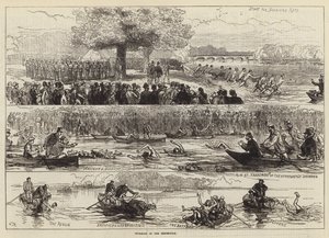 Swimming in the Serpentine by Sir John Charles Robinson